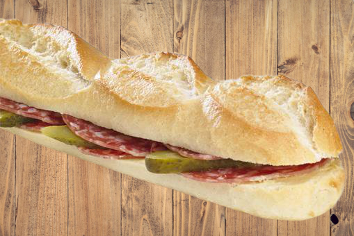 1/2 baguette merguez