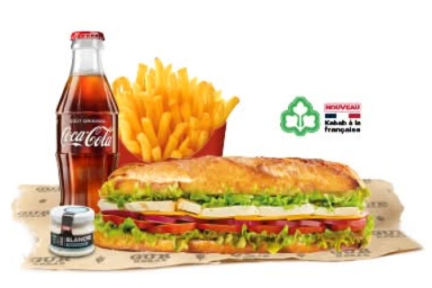 MENU GUR BAGUETTE VÉGÉ