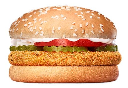 Menu Veggie burger