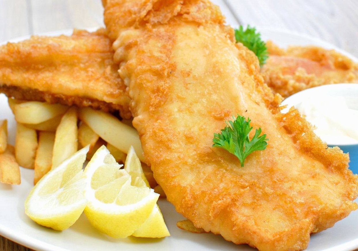 Menu fish and chips
