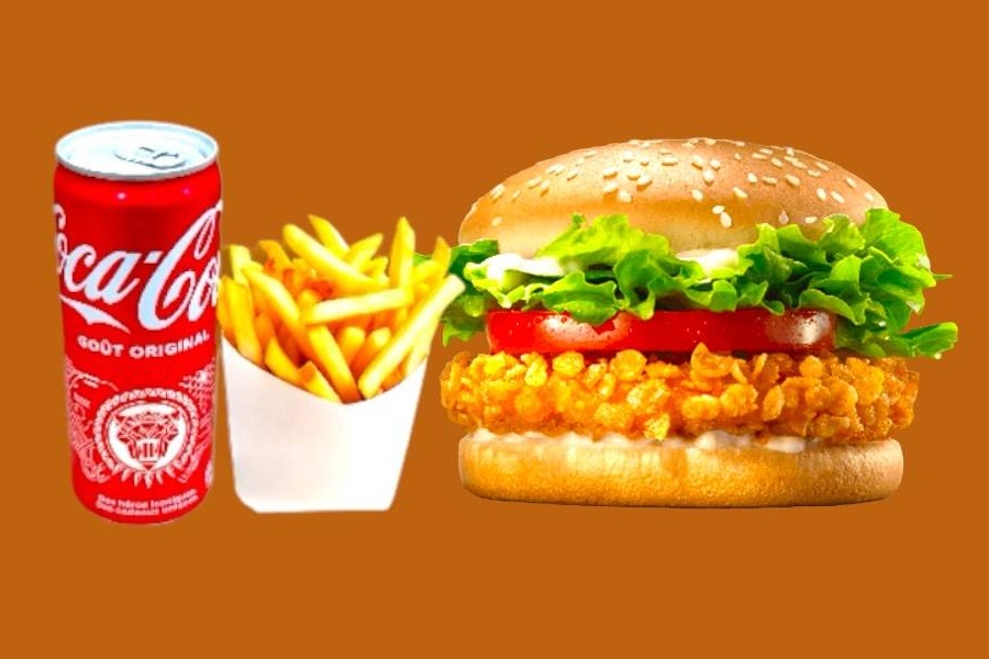 Menu Burger Crispy Tenders