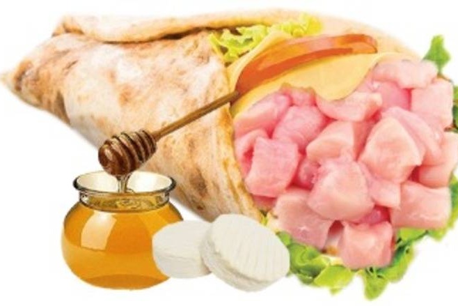 🥙🥙 Menu Naan Chèvre Miel 🐐🍯
