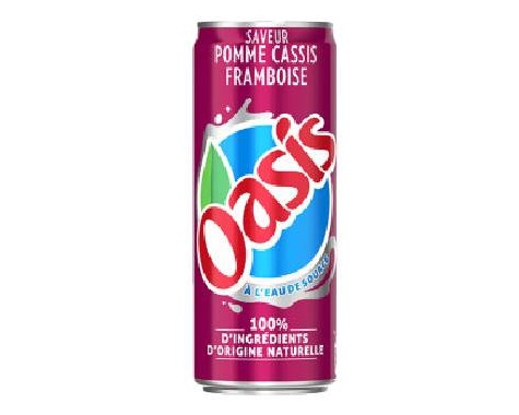 Oasis pomme cassis framboise