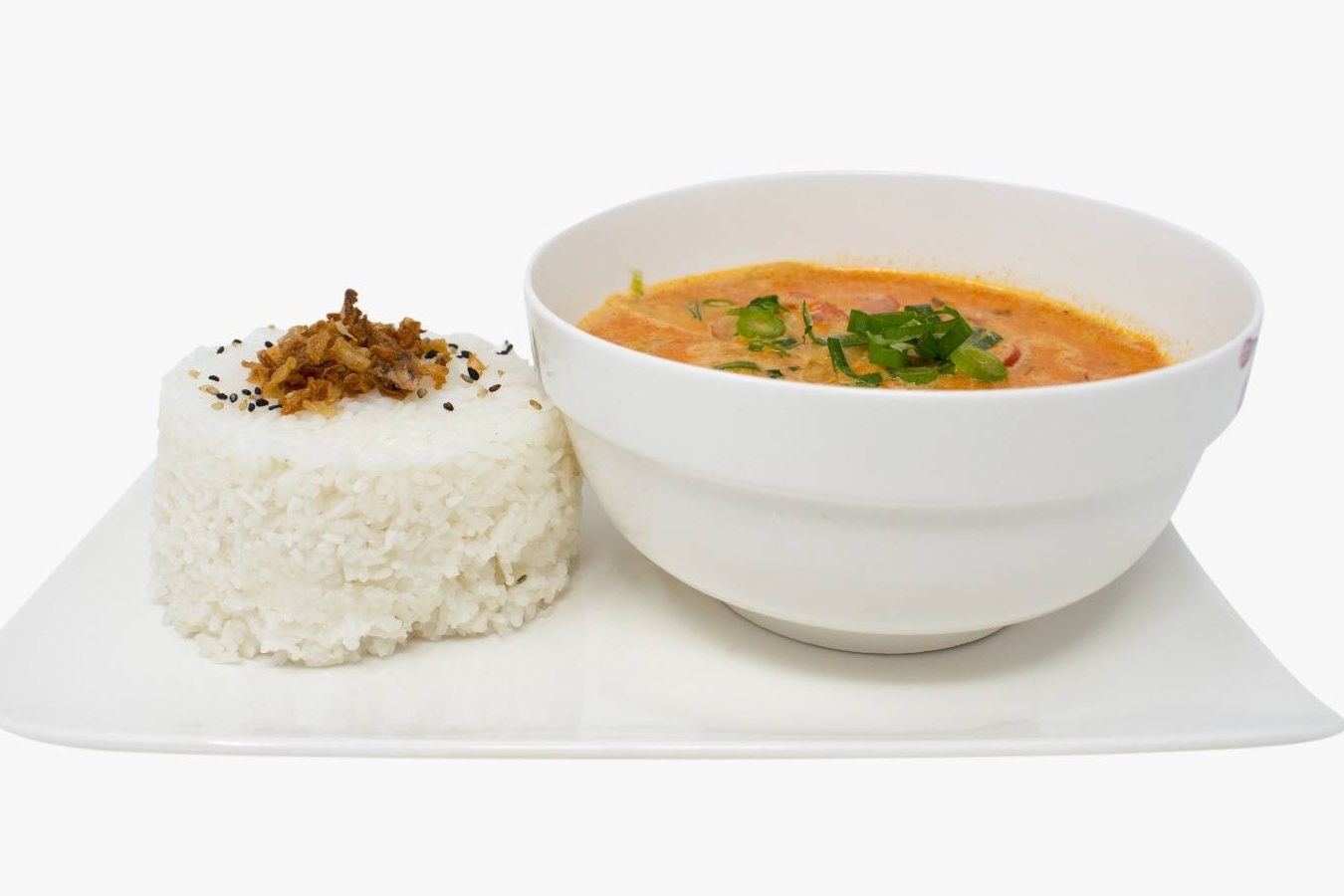 Coco curry poulet pané jaune ou rouge