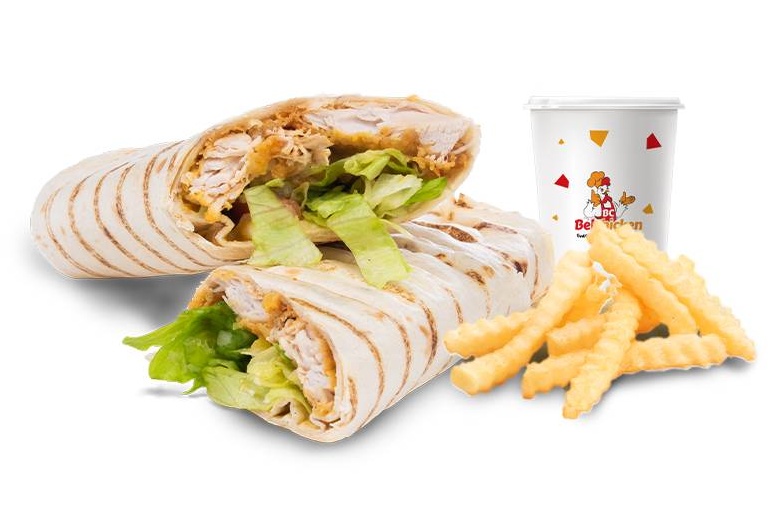 Finest chicken wrap menu