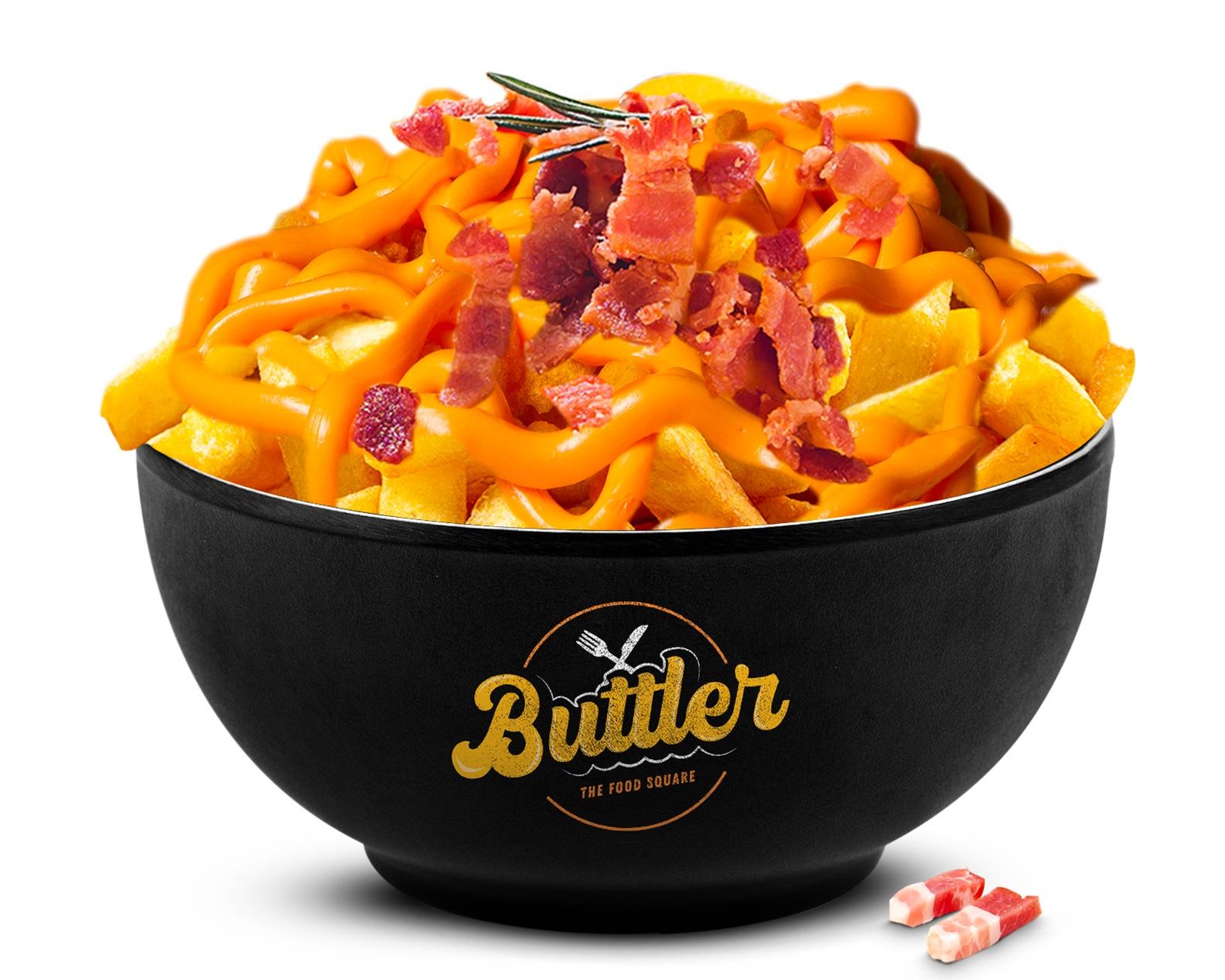 Frite cheddar bacon