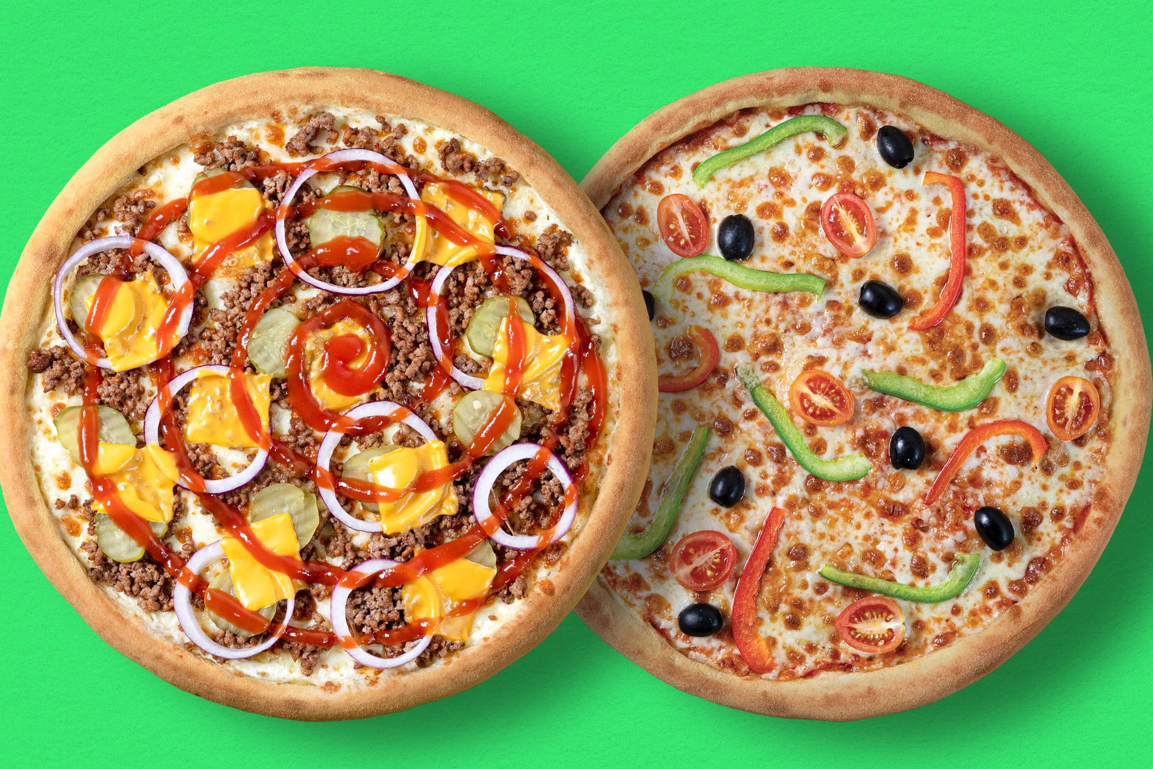 2 Pizzas Seniors (31cm) 🍕