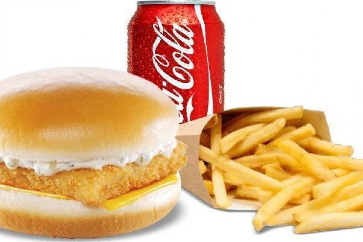 Menu Fish Burger