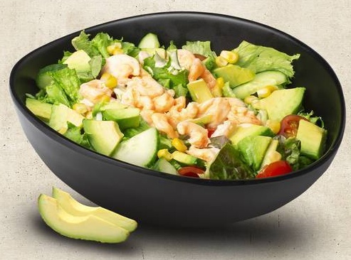 Salade prawn