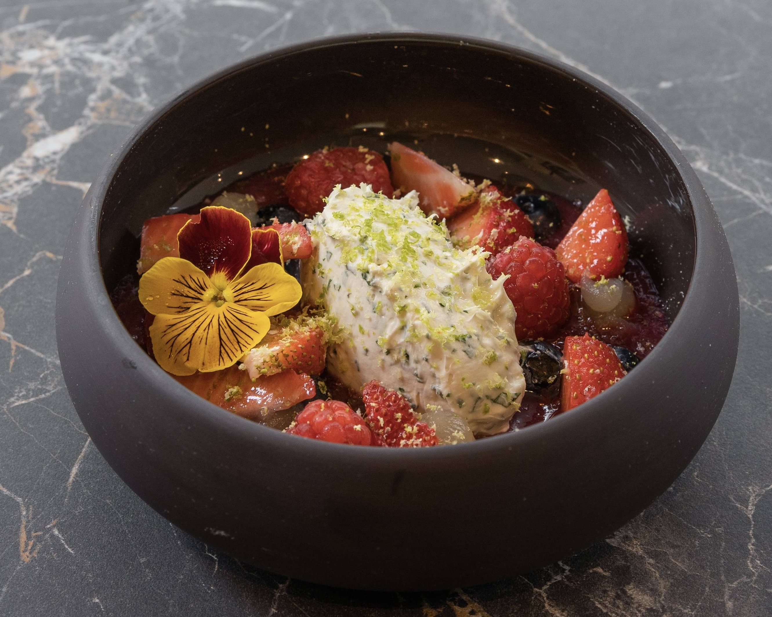 Salade de fruits mascarpone