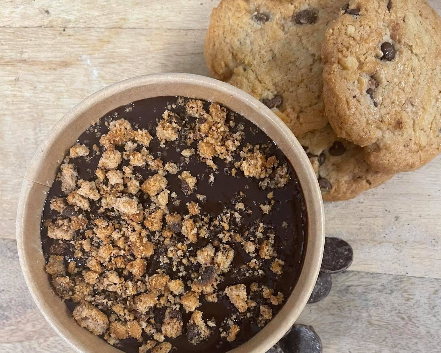 Panna Cotta chocolat cookies