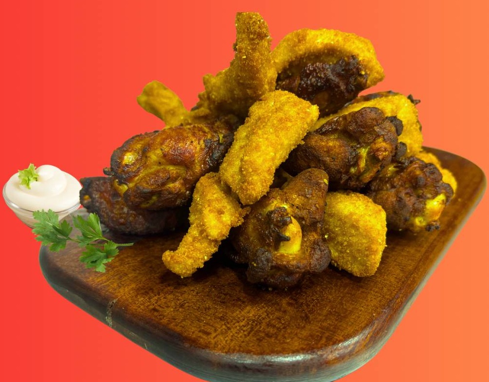 7 Tenders + 7 Hot Wings🔥🍗👩‍🍳