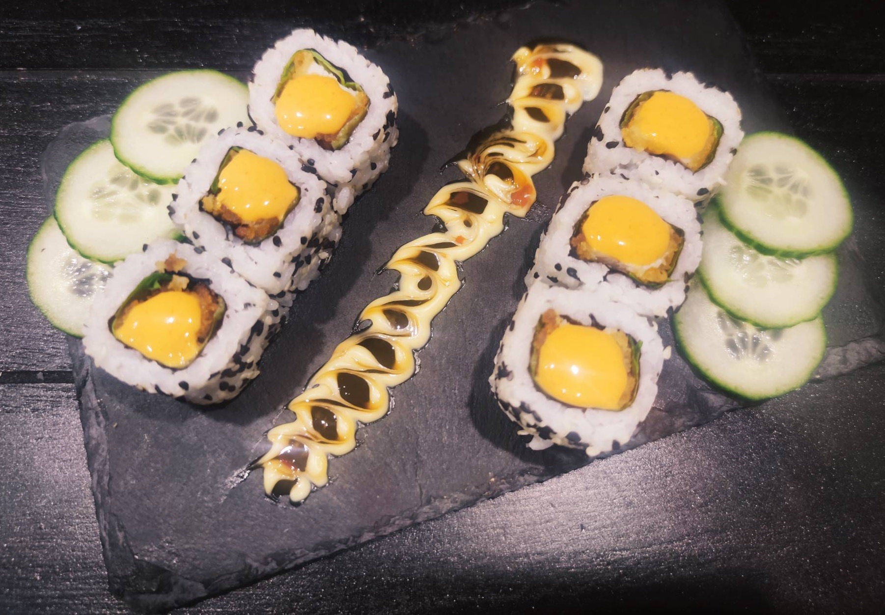 California Roll Poulet Salade spicy 🔥🍣🤩