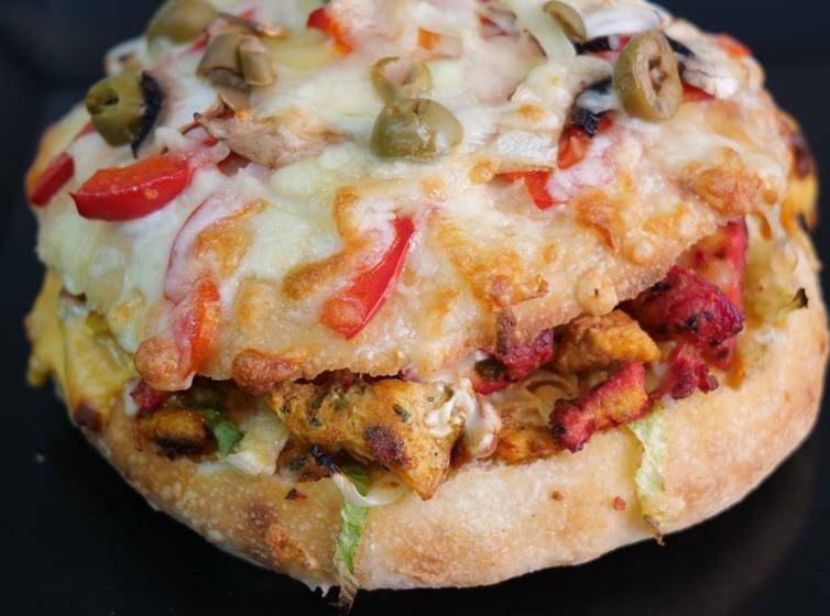 Buns naan chicken🥯