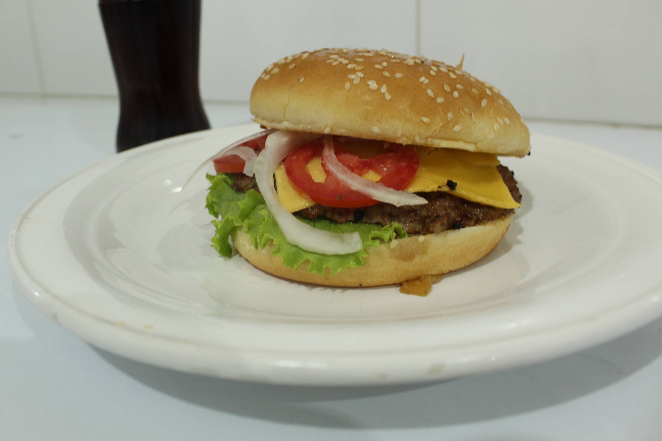 Hamburguesa sencilla