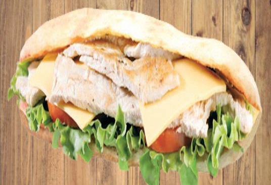 Sandwich chicken pané