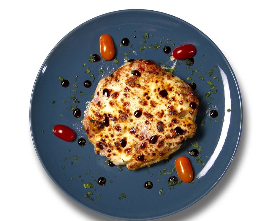 Escalope de poulet gratinée