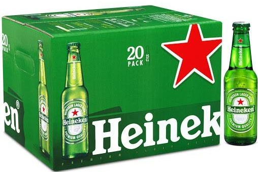 Pack de 20 Heineken 25cl