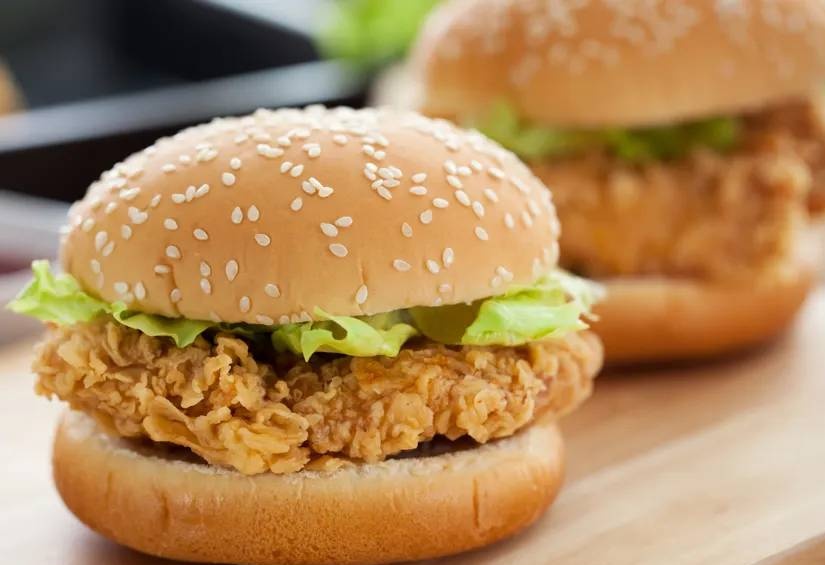 2 x Chicken burger