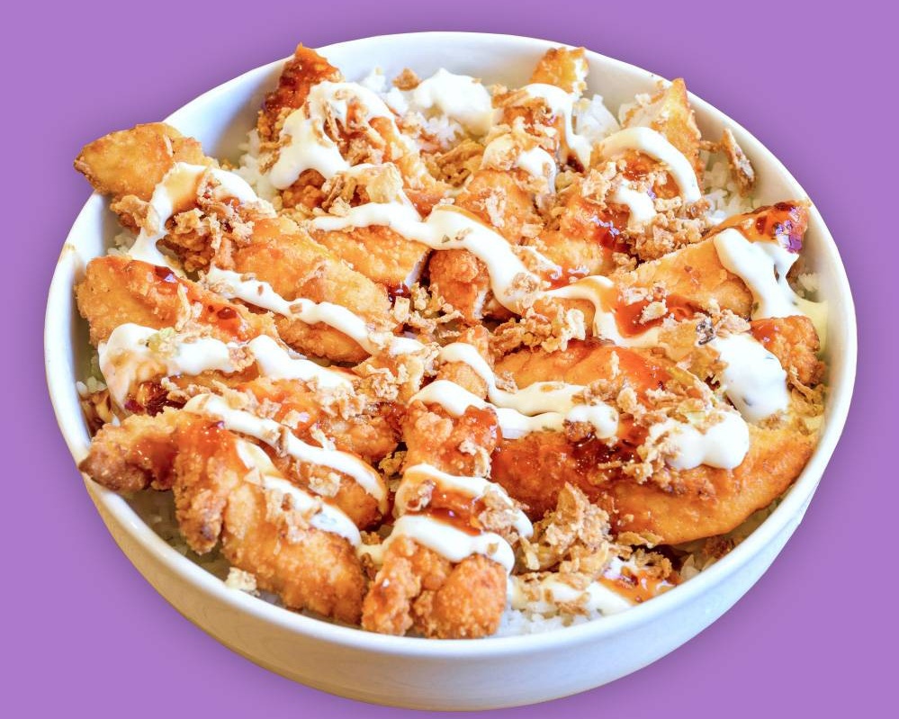 Menu crispy chicken bowl