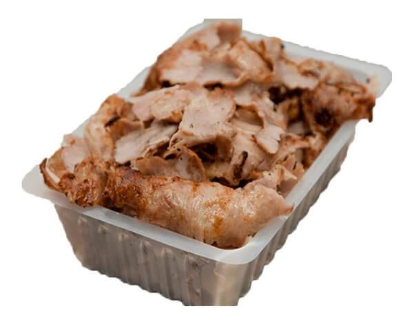 Barquette de viande kebab