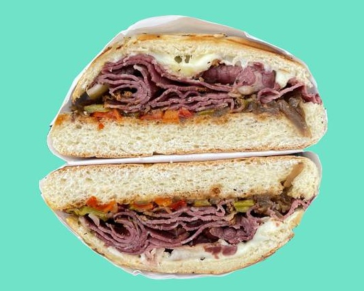 Philly pastrami cheesesteak