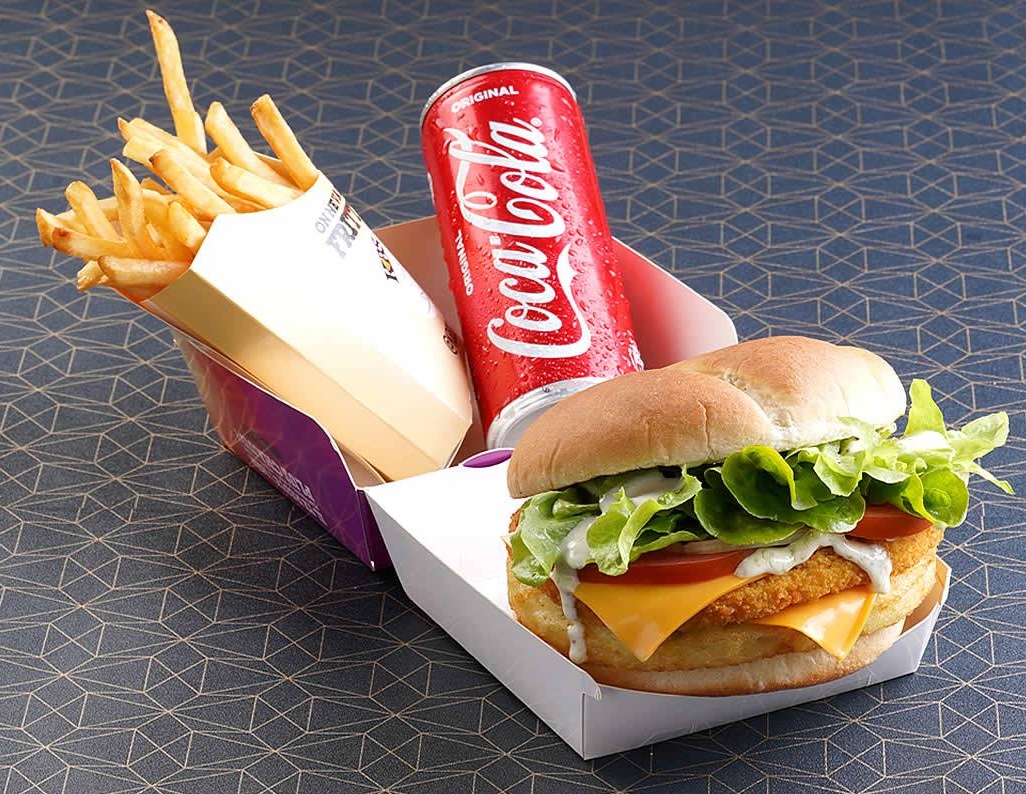 Menu potato toasty chicken burger