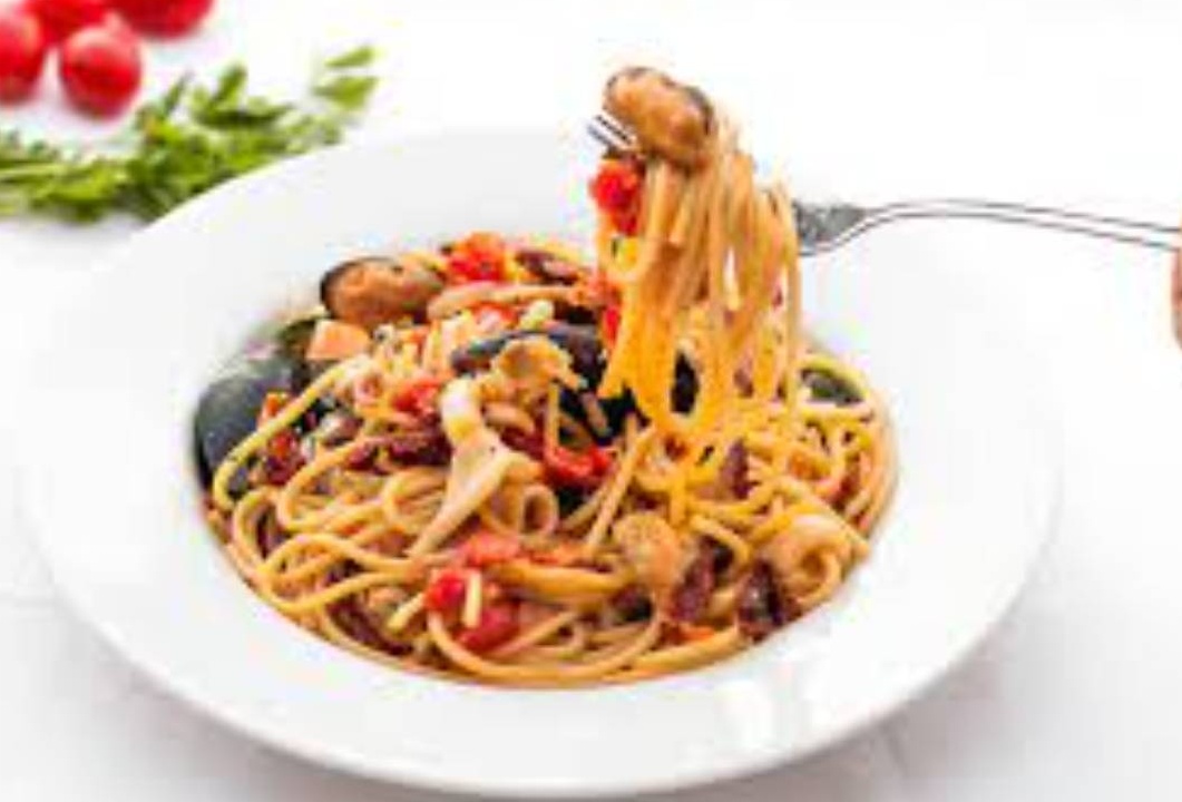Spaghettis crevettes