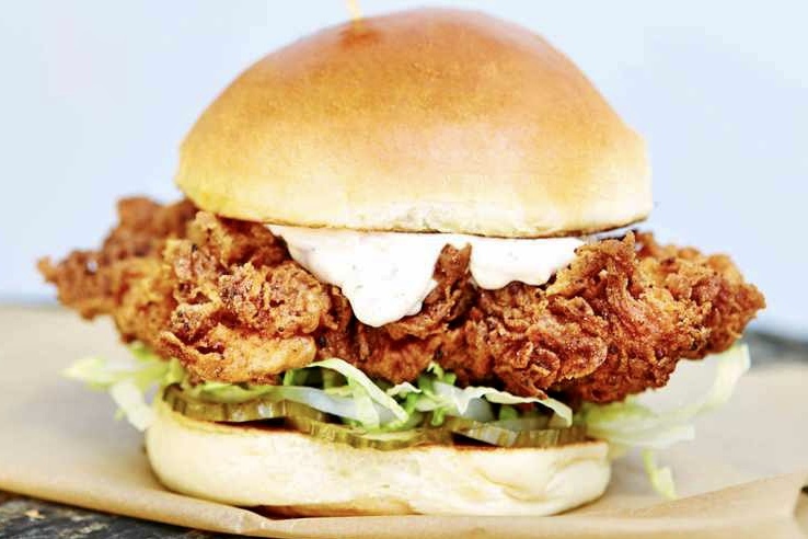 Menu chicken burger