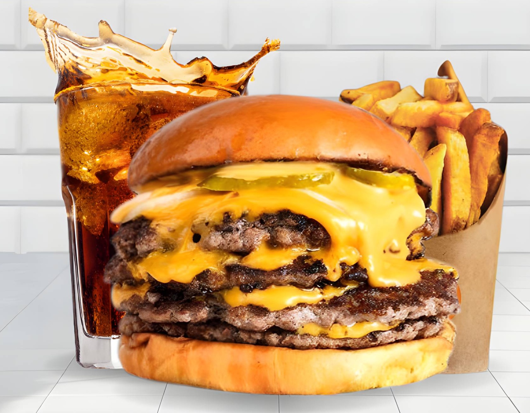 MENU QUADRUPLE SMASH ™ 🇺🇸🤤