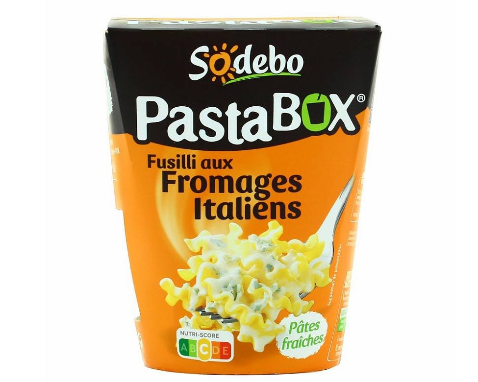 Sodebo Pastabox fromage italiens
