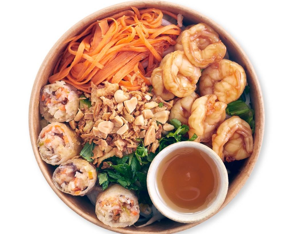 Tôm bún crevettes