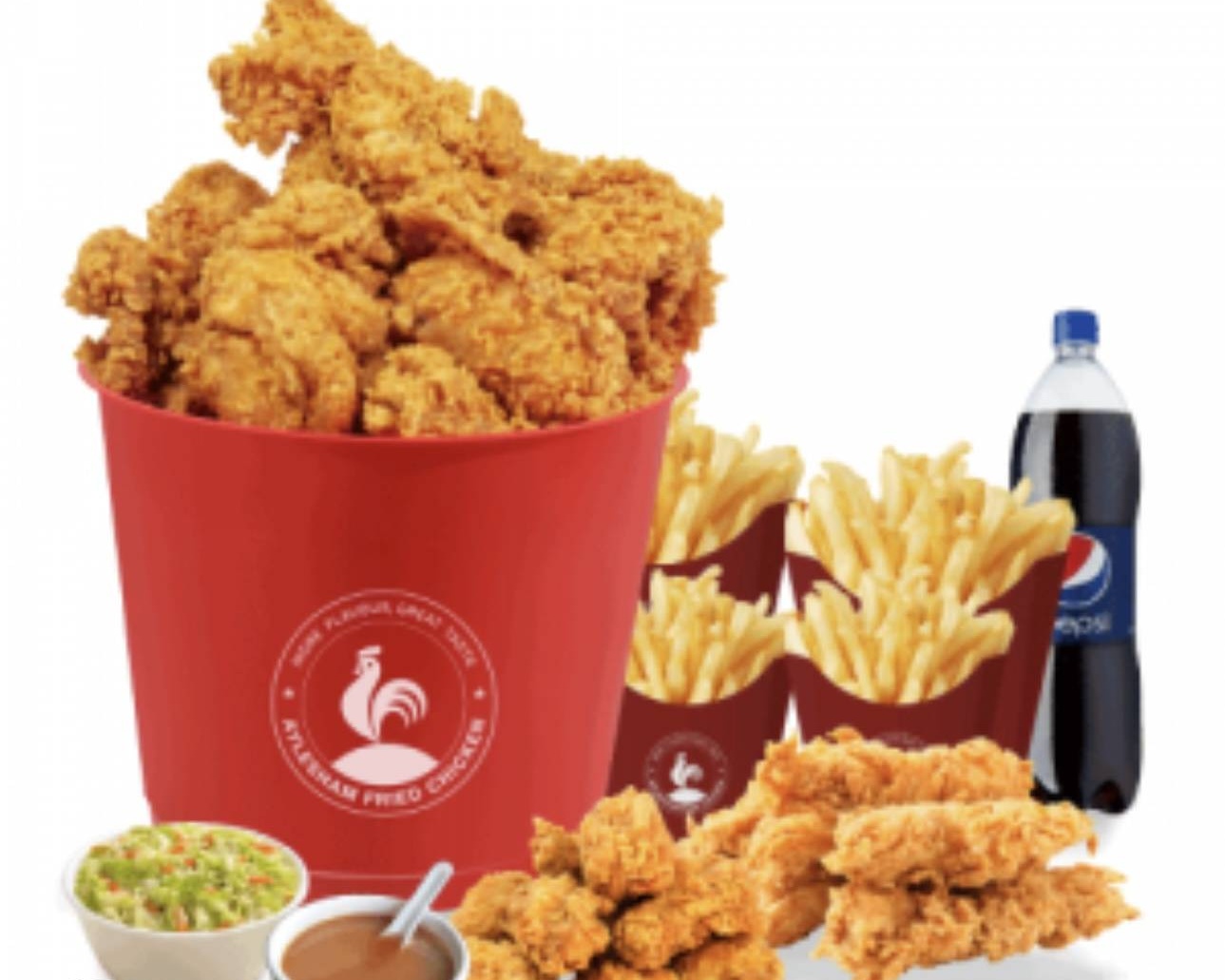 Menu Bucket Chicken 6 Personnes Tenders