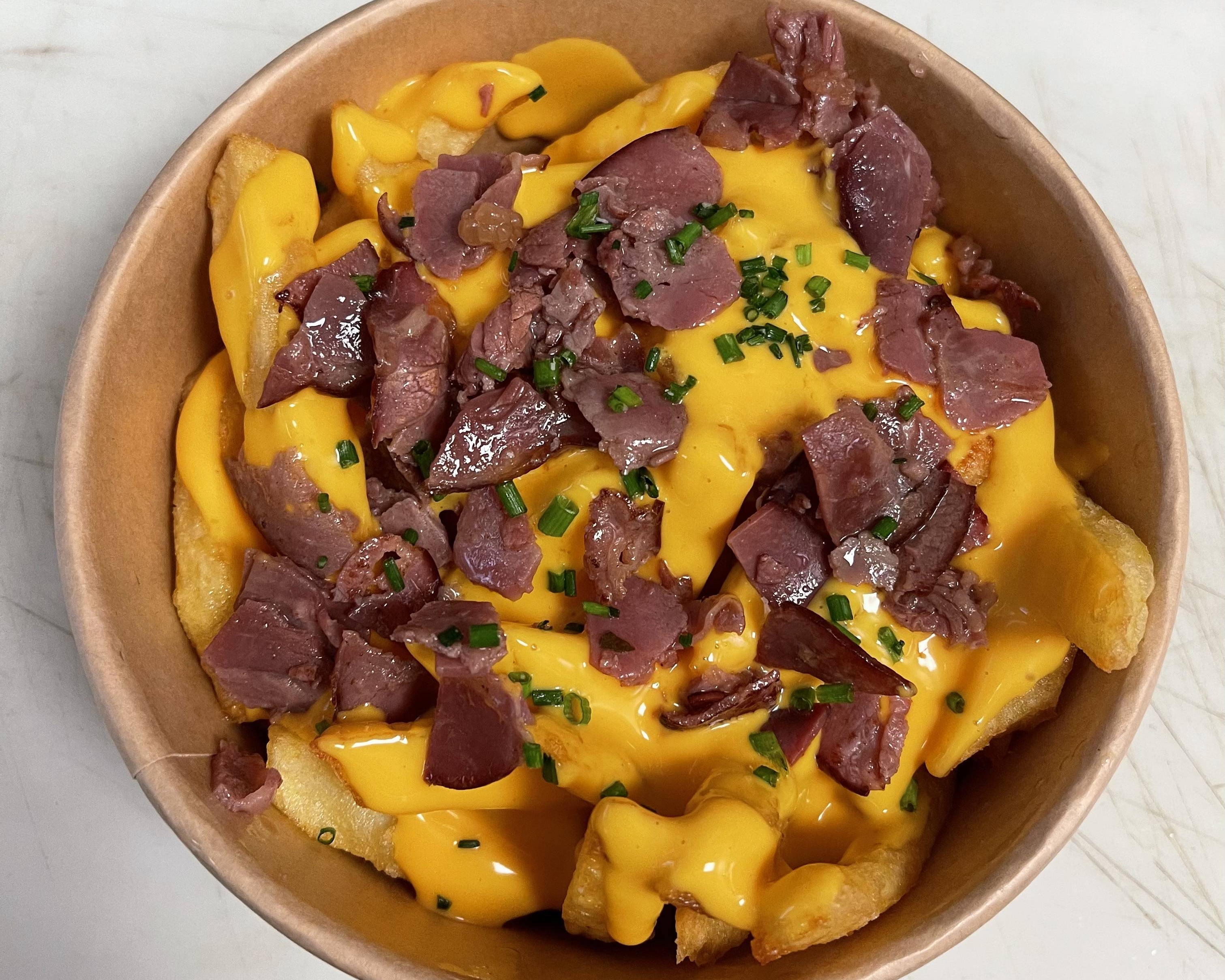 Frite cheddar bacon