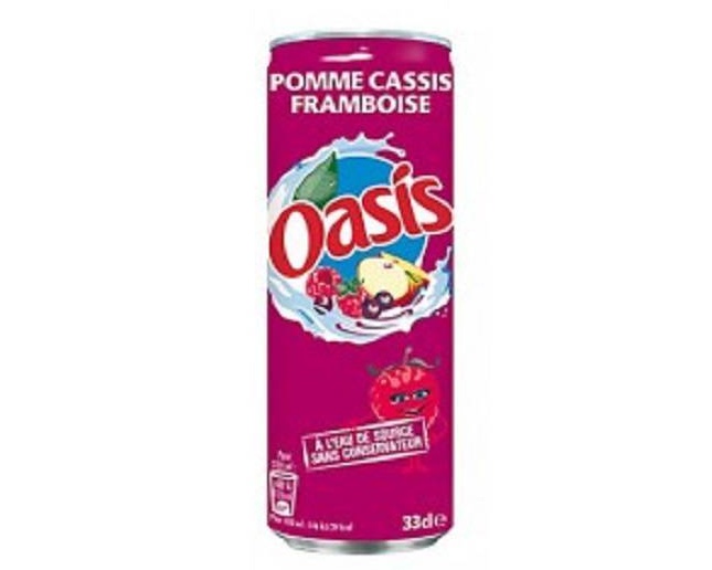 Oasis pomme cassis framboise
