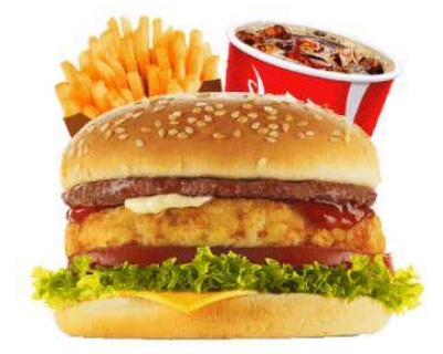 Menu country burger 