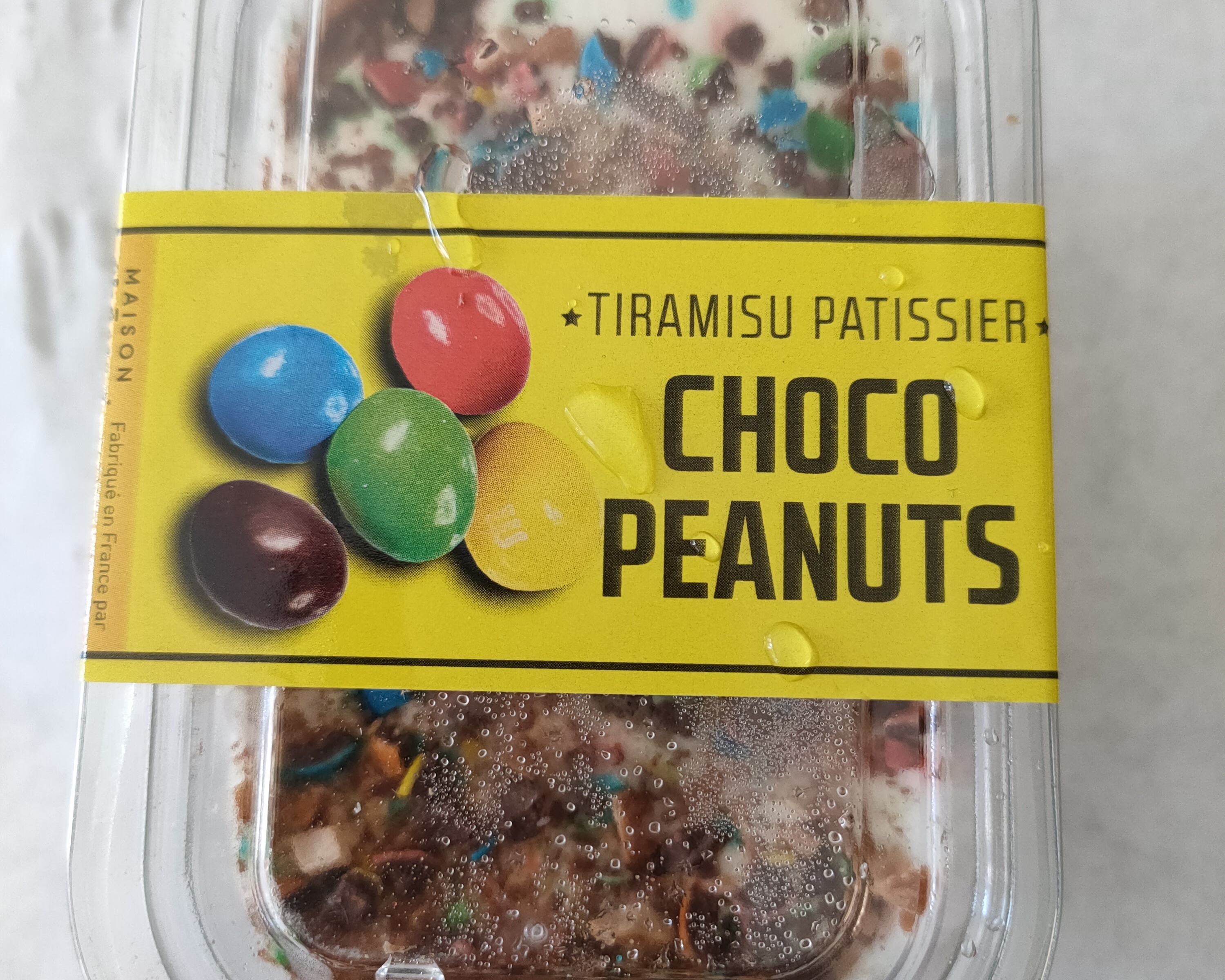 Tiramisu cohco peanuts