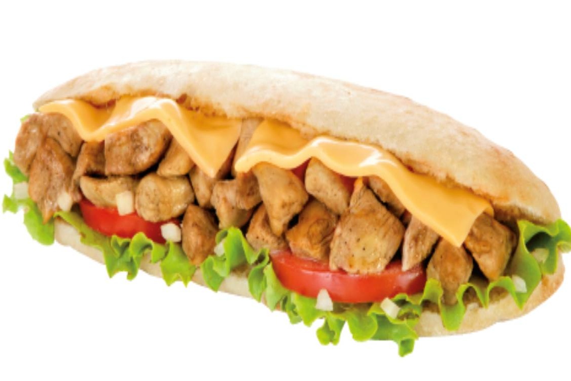 Sandwich chicken chika curry