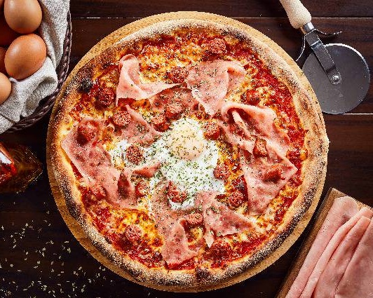 Pizza salmone