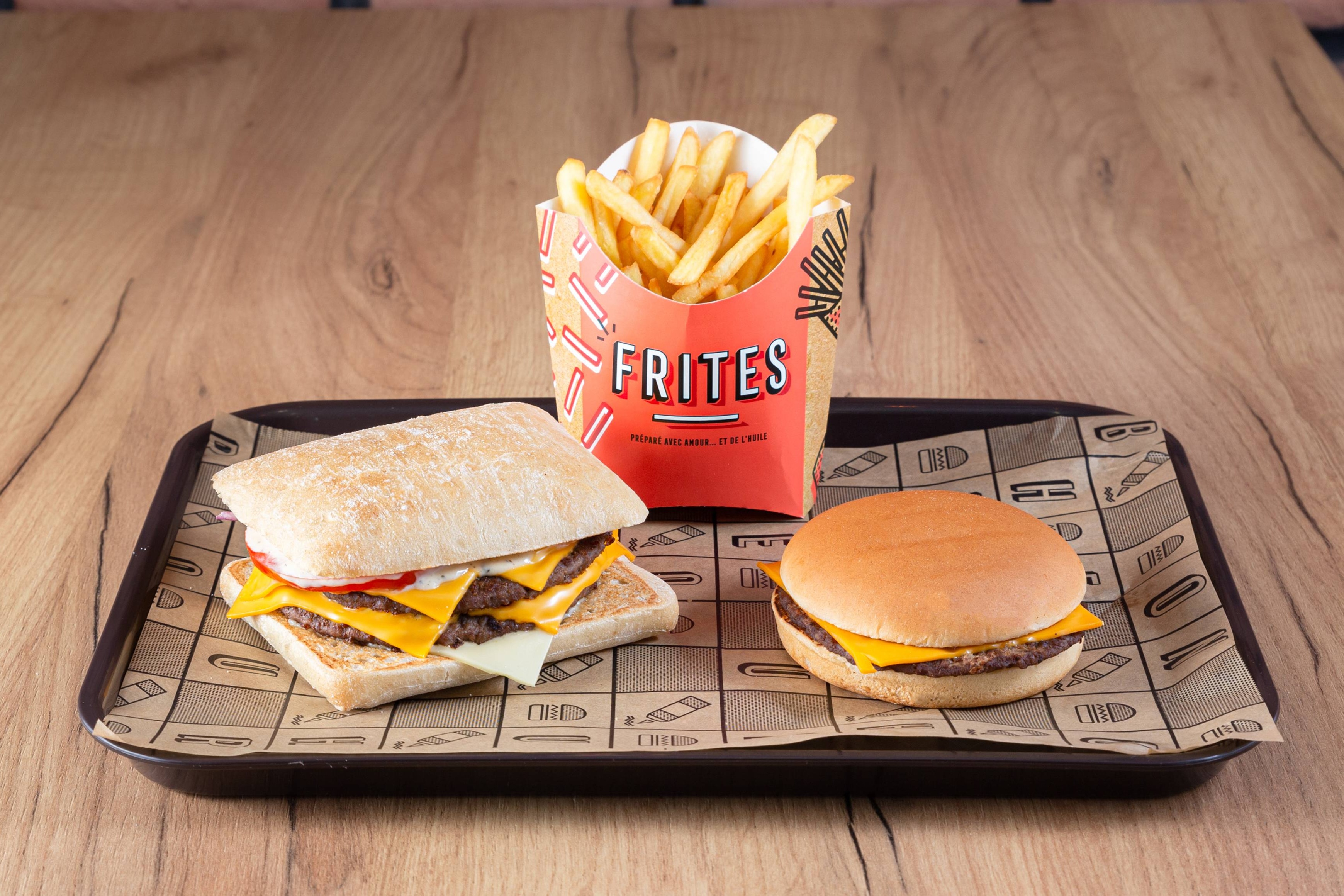Menu B-9 burger 