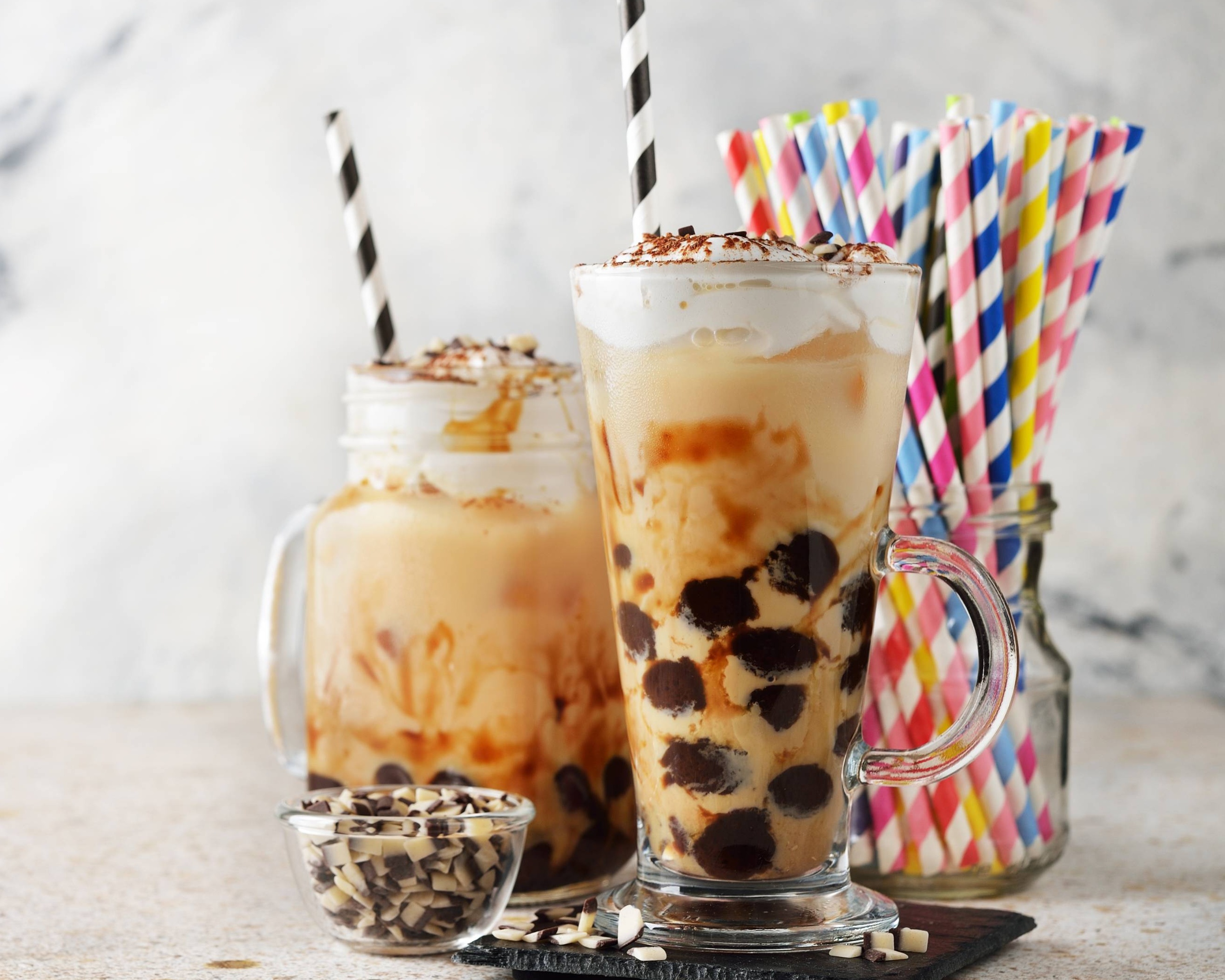 Bubble tea pêche