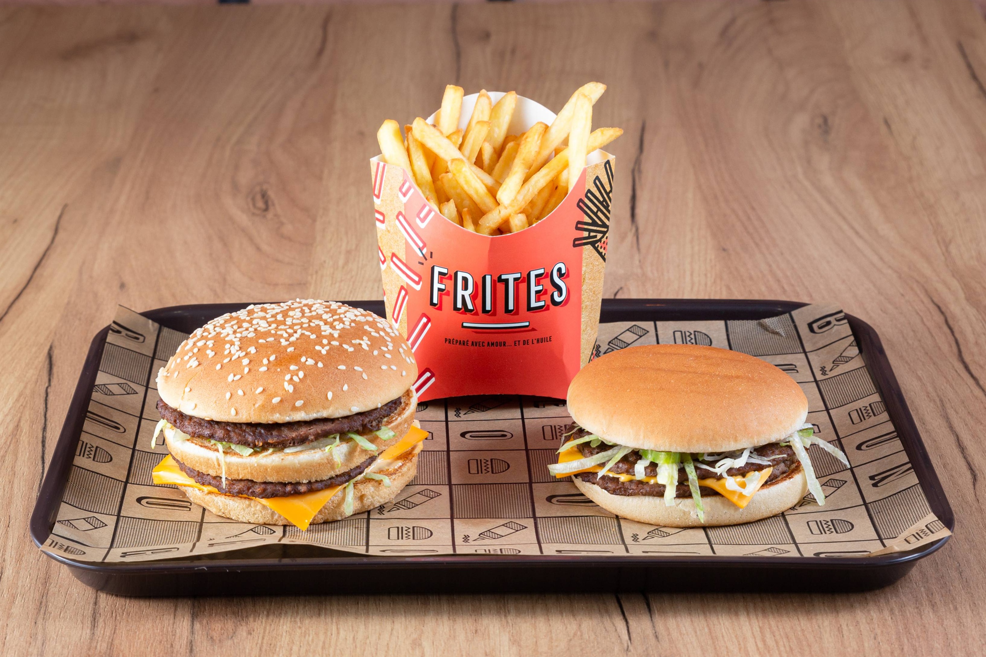Menu B-7 burger