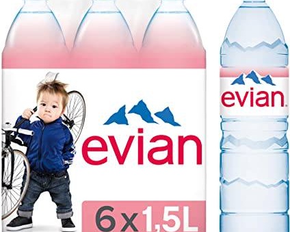Evian eau minérale naturelle le pack de 6x1,5L