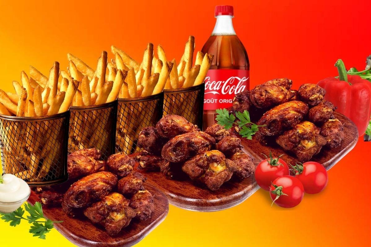 🏀 Menu Equipe Hot Wings (30)🍗🔥👨‍👩‍👧‍👧