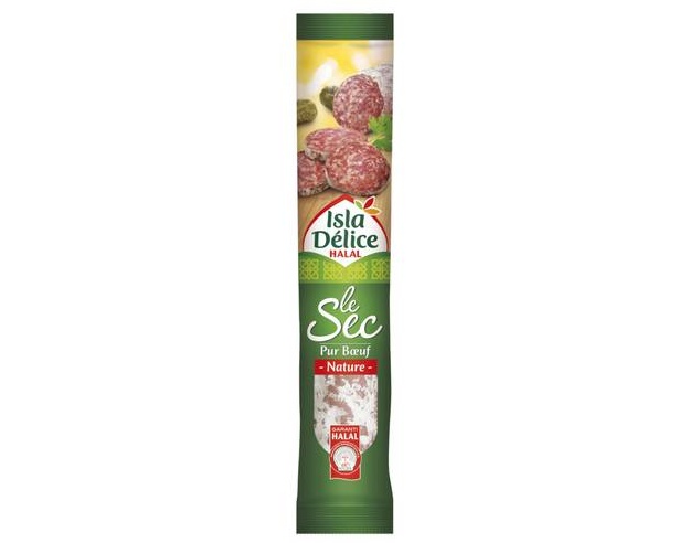 Saucisson halal bœuf nature ISLA DELICE