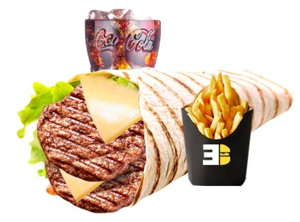 Menu wrap beef