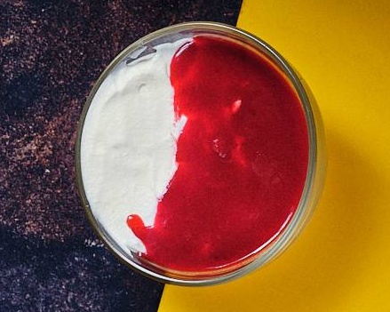 Panna cotta fruits rouges 💋