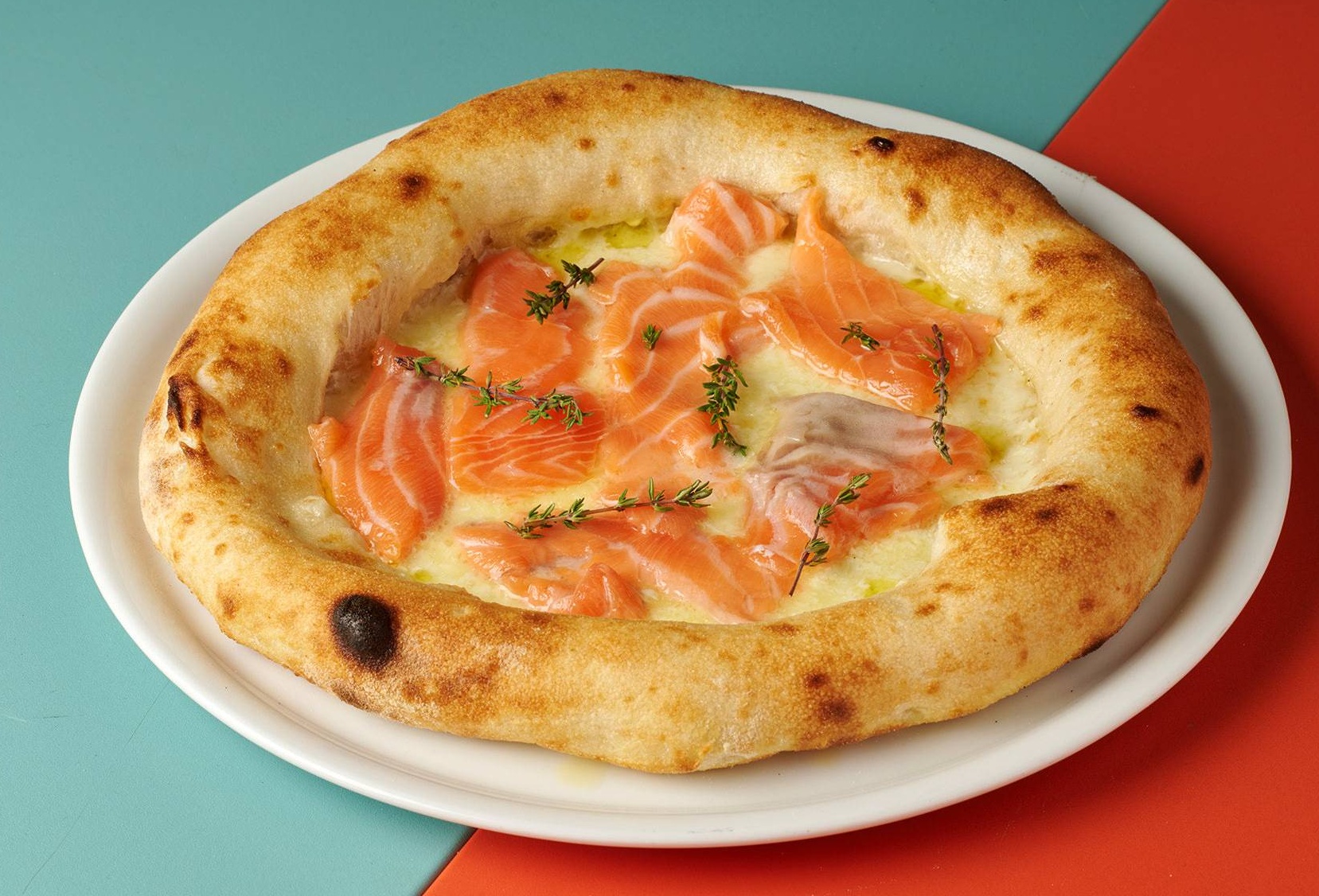 Pizza Salmone