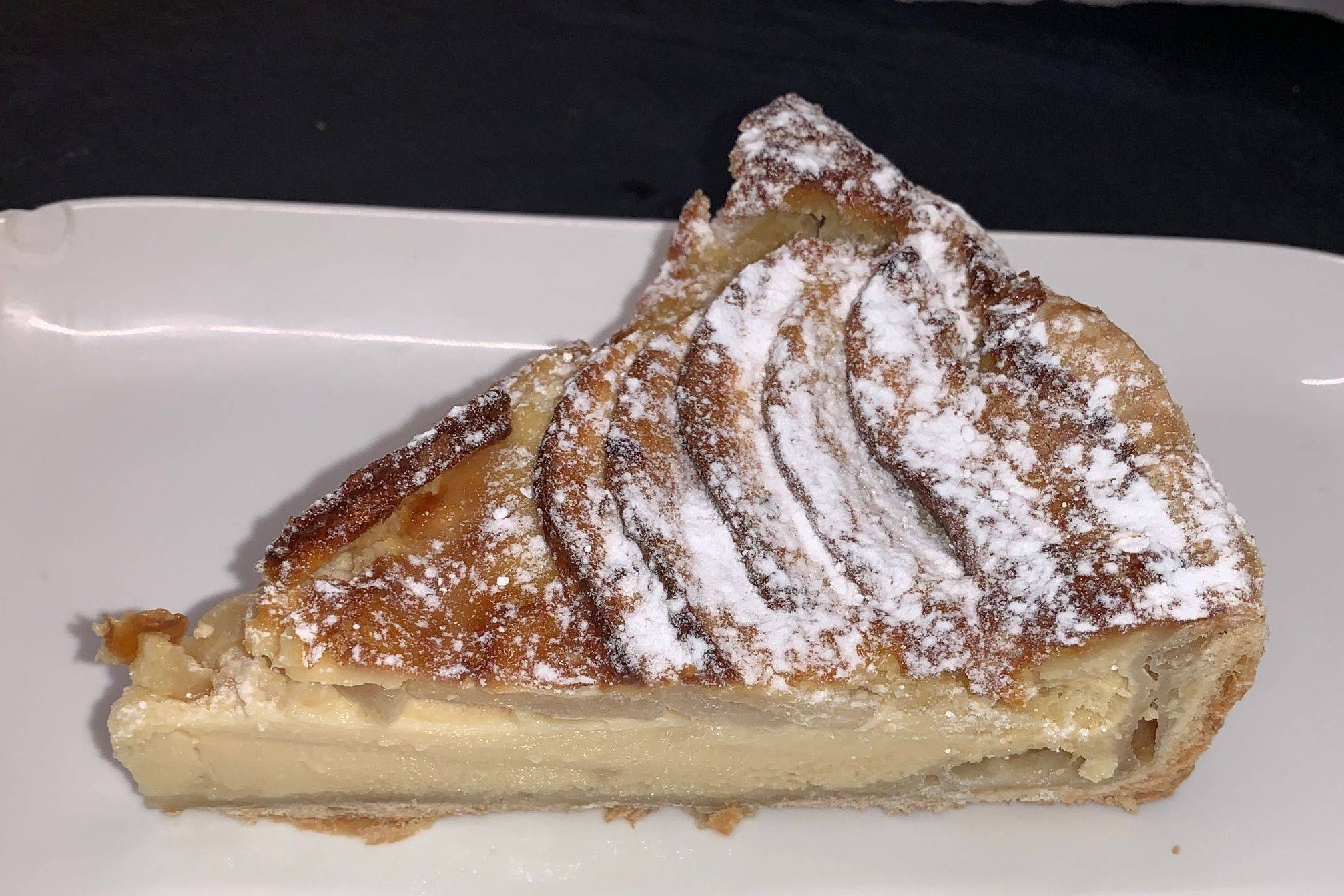Part de tarte normande