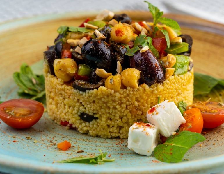 Couscous poulpe